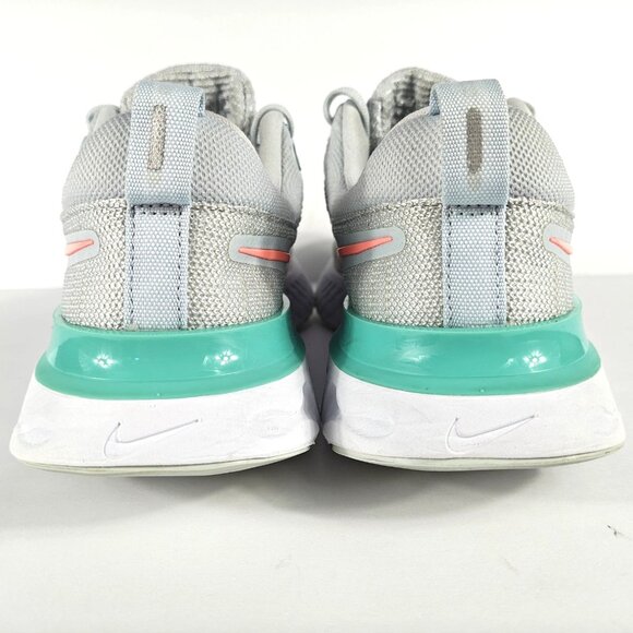 Nike React Infinity Run Flyknit 2 Women's 8 Shoes Blue Tint Lava Glow CT2423-400 - Picture 6 of 16